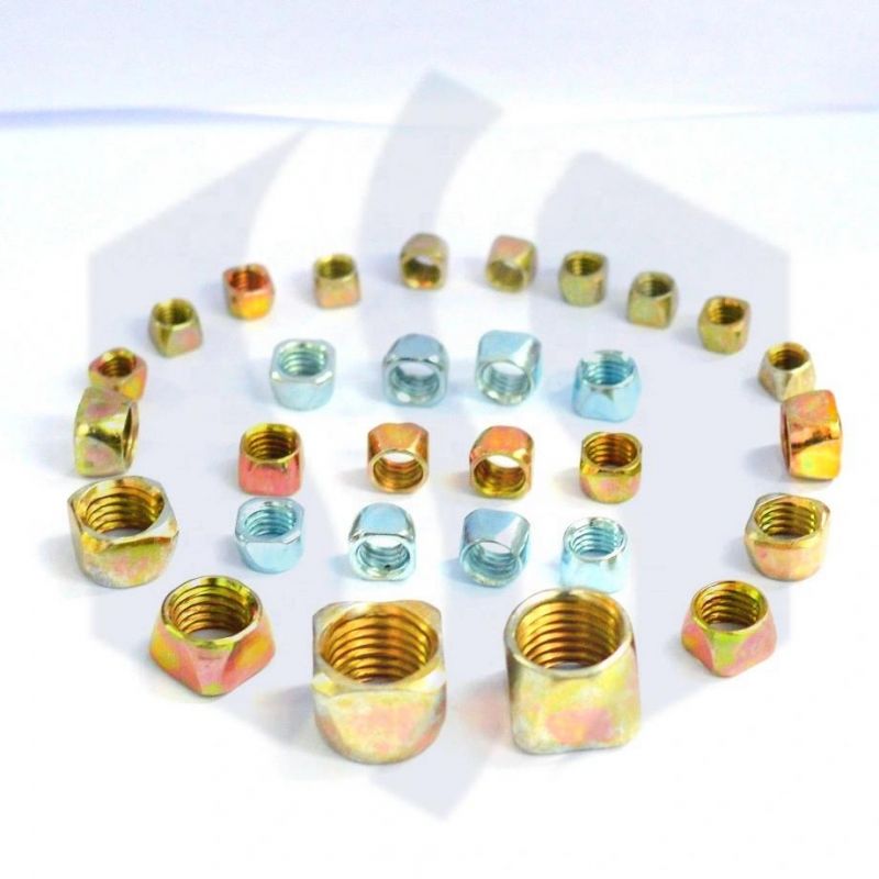 Yellow Zp Square Nut for 4PCS Fix Anchor Bolt