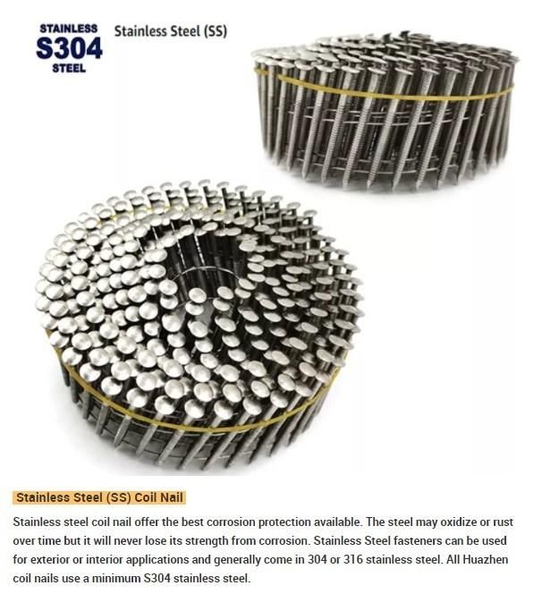 3-1/4 in. X 0.120 in. Galvanized Metal Coil Nails