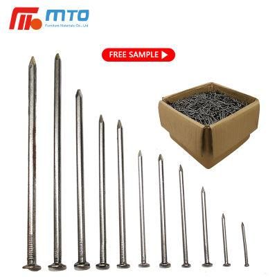 Common Round Nail Iron Wire Nails for Wood Building Construction with Flat Head Metal Clout Nails