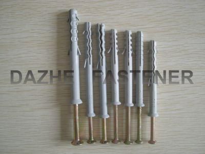 Nylon Wall Anchor for Hammer Fixing Plastic Anchor Nylon Wall Plug PP PE Plastic Nylon Hammer Nail/Wedge Anchor/Ceiling Anchor/Drop in Anchor