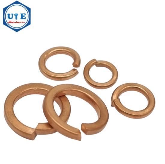 DIN127 Brass Spring Washer Bronze Copper Brass Split Spring Lock Washer M2.5 M3 M4 M5 M6 M8 M10 M12 M16 M18 M20 M24