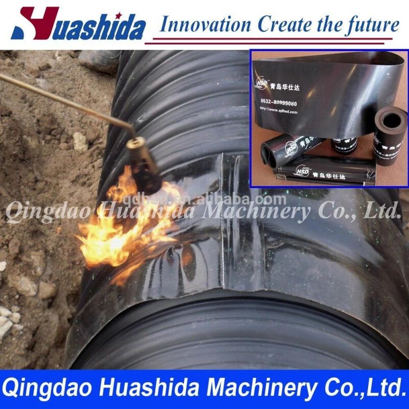 HDPE Plastic Manhole Metal Reinforced Corrugated Pipe Heat Shrinking Sleeve