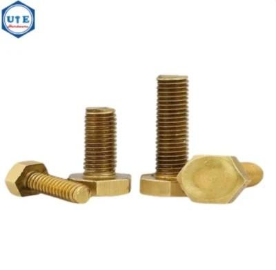 Brass Hex Head Cap Screw ANSI/ASME B 18.2.1 (building hardware) Hex Bolt