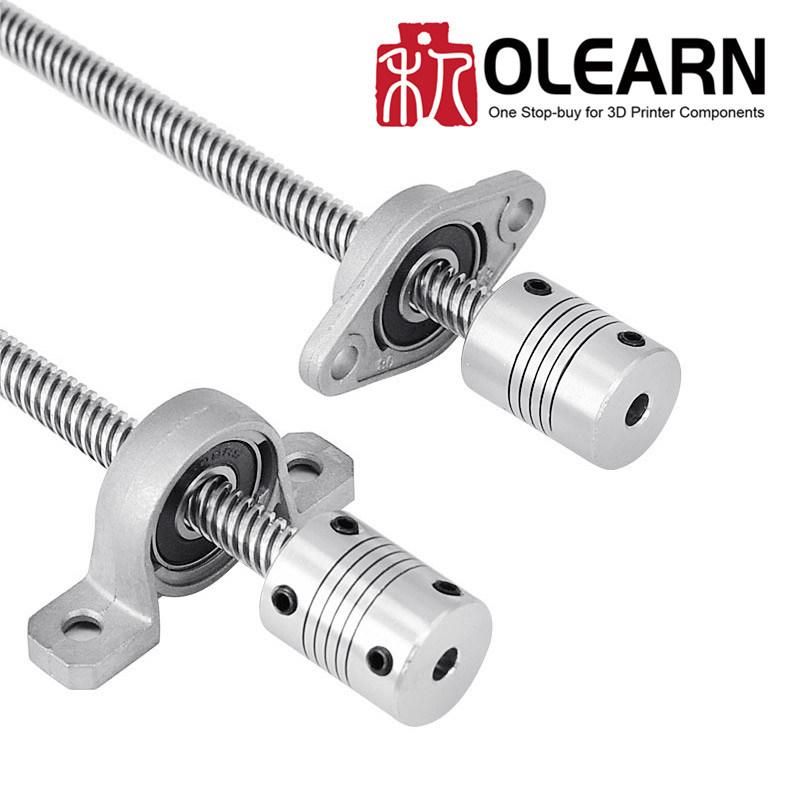 Olearn T8 Lead Screw Kit with 400mm Length Lead Screw