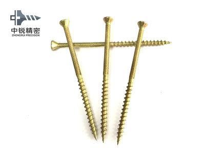 3.8X64mm Fine Thread Phillips Bugle Head Drywall Screws White and Yellow Zinc Plated Drywall Screws
