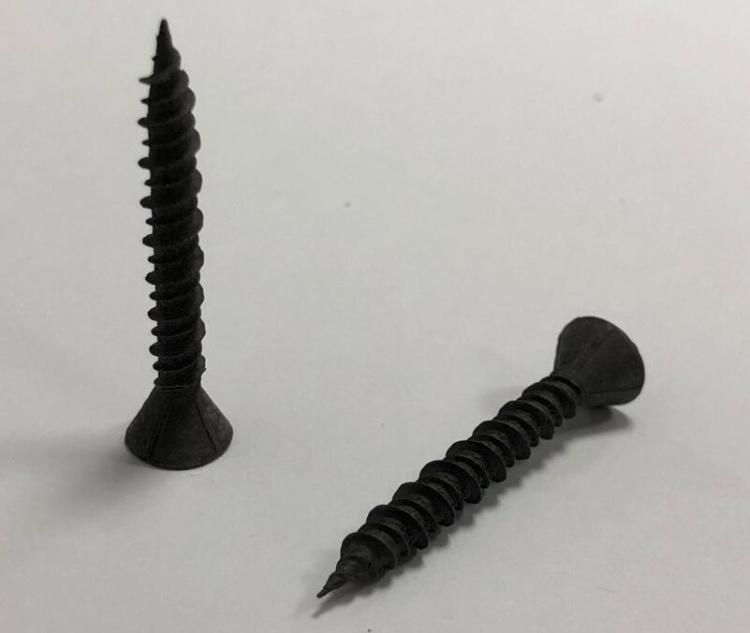 Hi-Lo Thread Gypsum Board Screws with 4 Nibs Black Phosphated