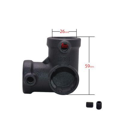 Key Clamp Pipe Fitting Elbow Connector 3 Way 90 Elbow Pipe Fittings