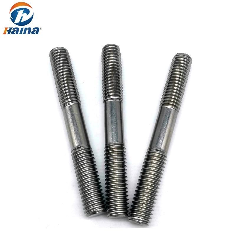 DIN976 Ss304 A2-70 Stainless Steel Short Threaded Rod, Short Stud Bolts