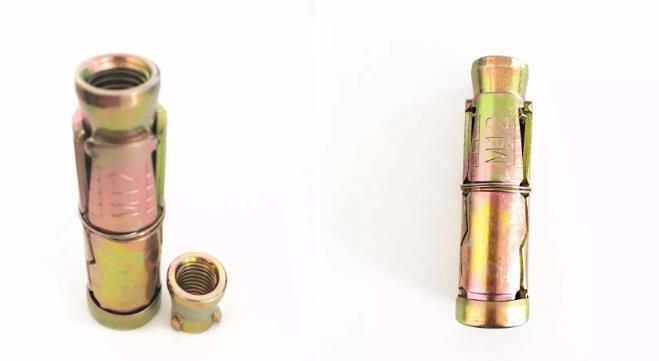 Heavy Duty Steel Materials 3PCS Fix Bolts Only Shild with Hex Nut Anchor Bolt M6 M8 M10 M12 M14 M16 M20