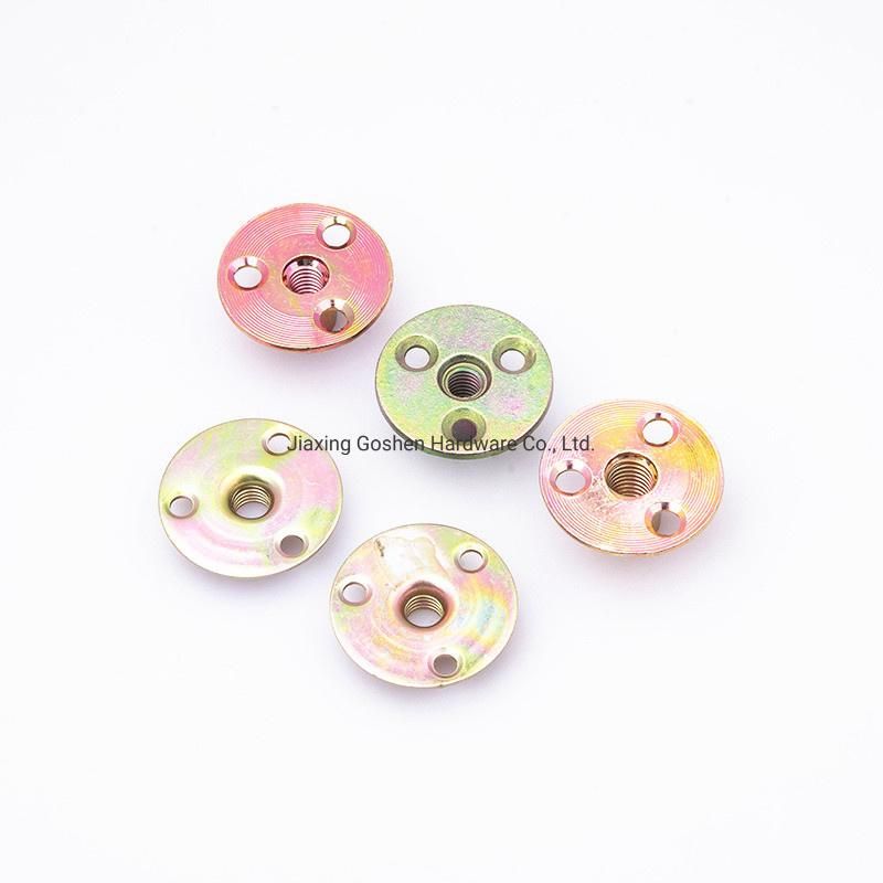 Carbon Steel Plate Nut Four Hole Nut M4 T Nut