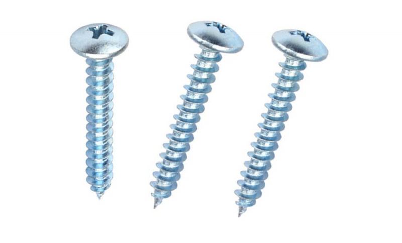 M3 M4 M5 M6 Truss Head Bright Blue Zinc Plated Hardened Self Tapping Screws for Wood