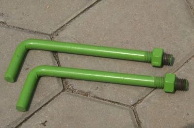 Custom L/J/U/I Shape Foundation Bolts Anchor Bolts Zinc/HDG/Dacromet M22*800
