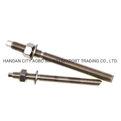 China Supplier Carbon Steel Chemical Anchor Bolts Custom Sizes