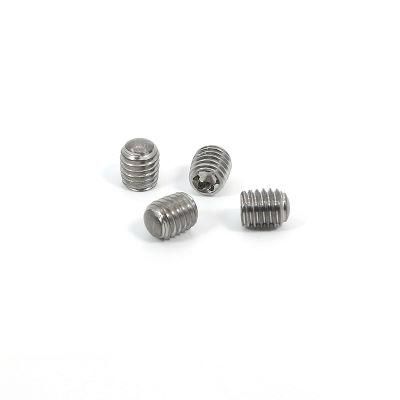 Best Selling Set Threaded Socket Hex Alloy Steel Pointed M4 Grub Screw with Cone Point