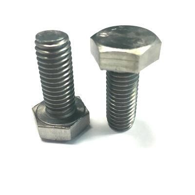 Factory High Tensile DIN933 Stainless Steel 304 Hex Bolt Full Thread Hexagon Bolt