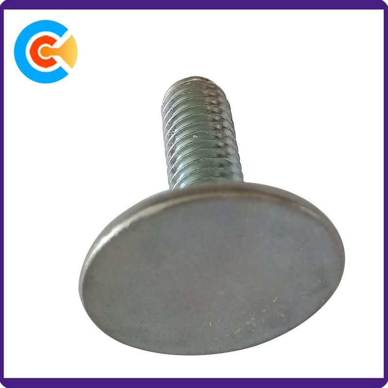 Carbon Steel Nonstandard Customized Round Head Screw Thumb Screw
