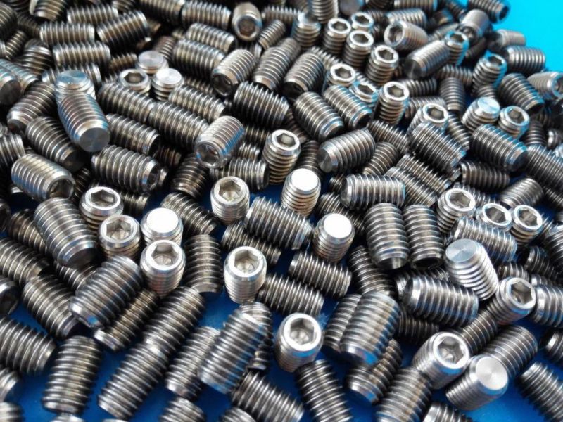 Hex Socket Head Titanium Screw DIN 913 Gr2 M8 X 10mm