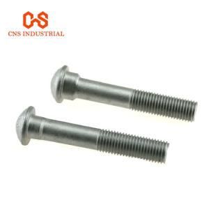 Grade 4.8 HDG Black Steel Fish Bolts with Oval Neck Track Bolt