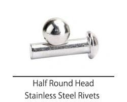 Aluminum Solid Button Head Rivets Blind Rivet A4-80 SS316 SUS316 Zinc Plated Pin Flat Head Step Rivet Made in China