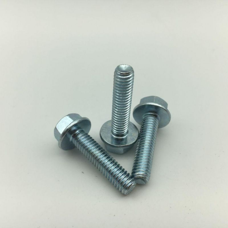 DIN6921 Stainless Steel Full Thread Hex Flange Head Bolts