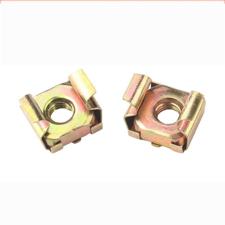 Square Weld Cabinet Cage Nut. Square Cage Nut. Carbon Steel. Yellow Zinc Plated. Galvanized