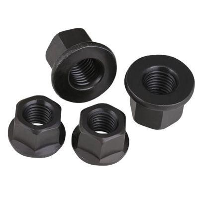 Hot Sale Chengyi DIN6923 Serrated Black Hex Flange Nut