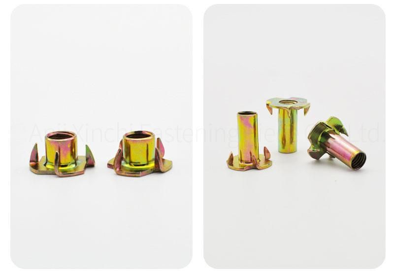 High-Strength Carbon Steel Galvanized Four Claw Nut Connection Fastener