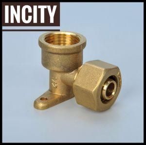 Brass Elbow with Pedestal Brass Fitting