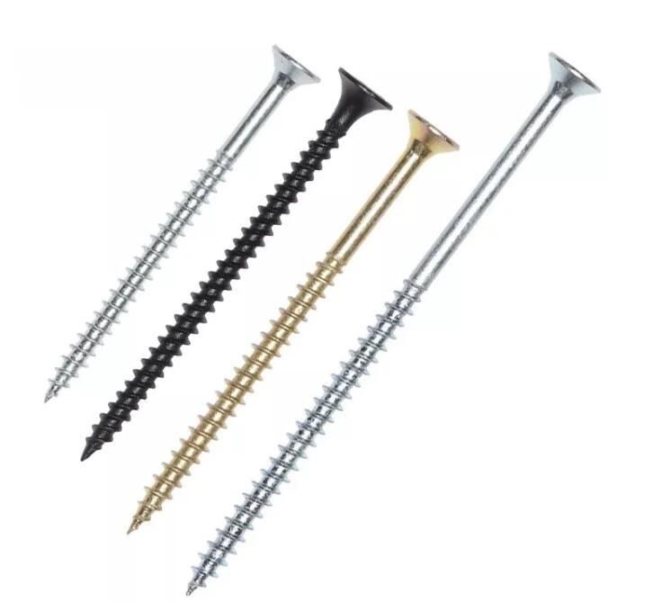 China DIN7505 MDF Fiberboard Screw/Double Pozi Countersunk Tornillos Spax Screws/Chipboard Screw