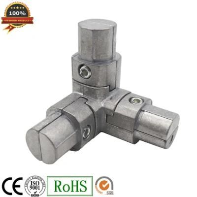 Silver Aluminum Pipe Connector 1.1inch Od Aluminium Joint
