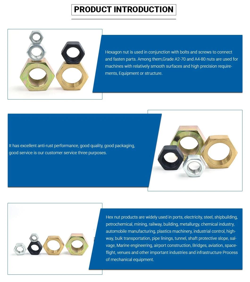 Hot Selling Carbon Steel HDG Standard Hex Nuts