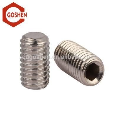 M2 Stainless Steel 304 Hexagon Socket Set Screws with Flat Point A2