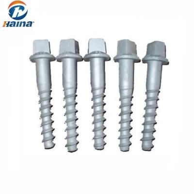 Professional Fasteners Supplier Screw Spike for Railway/Fastening System
