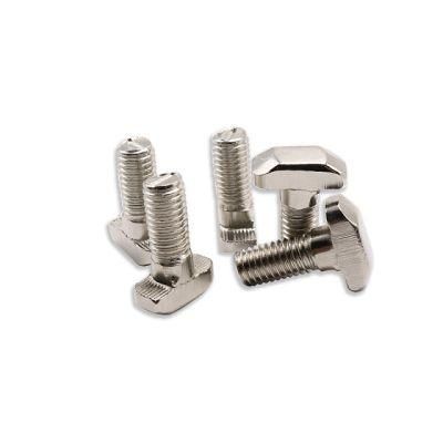 M8 Silver Full Thread Half Thread Stainless Steel Carbon Steel Cast Iron Galvanized T Type Bolt