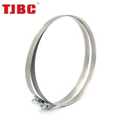 9mm Bandwidth Zinc Plated Steel W1 Quick Release Hose Clamp for Automotive, Ventilation Pipe Fastener Hardware, 25-450mm