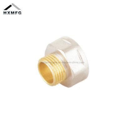 Mf Nickel Plate Straight Hexagon Thread Reducing Pipe Fitting