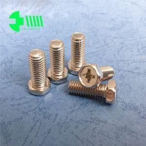 Carbon Steel Fasteners Zinc Plated Galvanized Hex Head Cross Phillips Bolt