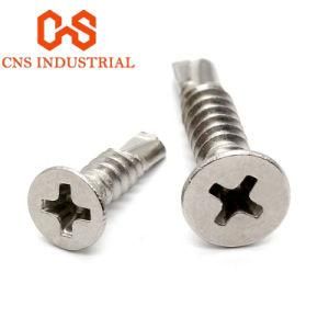 High Quality Stainless Steel Flat Phillips Head Self Drilling Screw