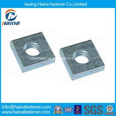Zinc Plated Carbon Steel Square Thin Nut DIN562