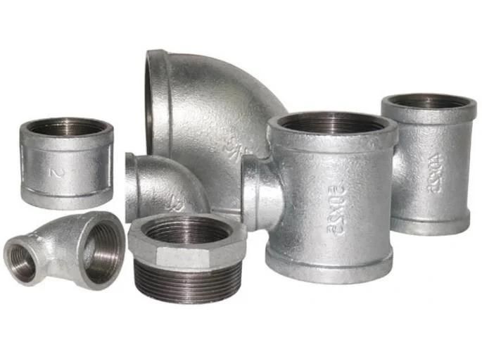 BS NPT Hot DIP Galvanized Malleable Cast Iron Pipe Fittings for Furniture