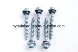 Hex Head with EPDM Washer Screw Self Drilling Screw Zinc Plated Good Quatity