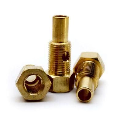 Hardware Special CNC Machining Parts Hollow Copper Brass Hex Screw