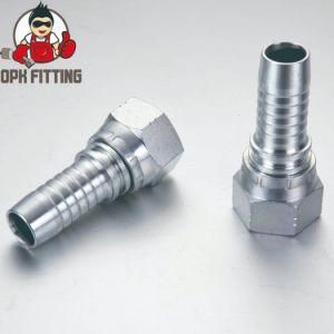 Female Jic 2 Piece Hydraulic Hose Fitting W/O Ferrel, Bite The Wire Series