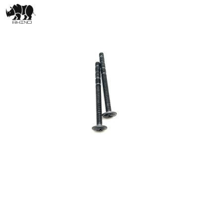 Black Phosphate Pan Head Phil Pozi Drive Bamboo Screw Machine Screw