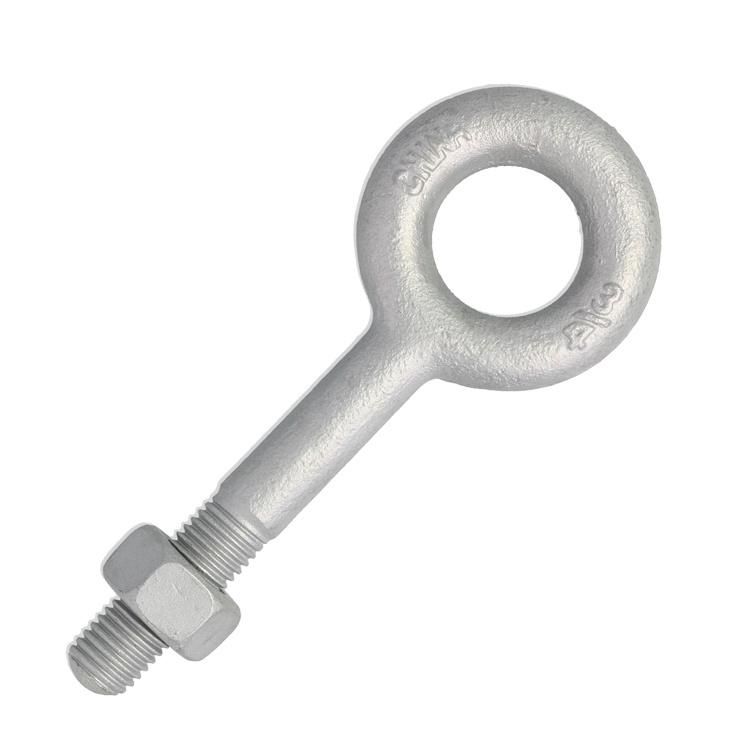 Machinery Us Standard Shoulder Type G291 Forged Lifting Screw Eye Bolt with Long Shank