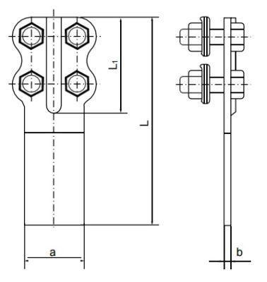 Terminal Connectors Bolted Type, Type SL, Group a