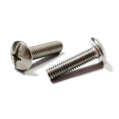 304 Stainless Steel Ss Phillips Slotted Mushroom Truss Head Screw