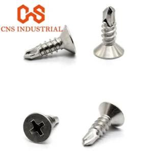 Flat Phillips Head Self Drilling Screw Countersunk Head Machine Screws