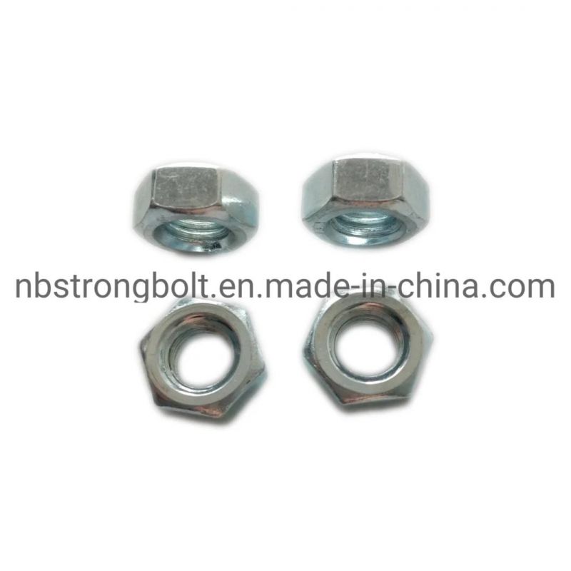 High Quality Hex Nut with Zinc Professional Fastener Factory