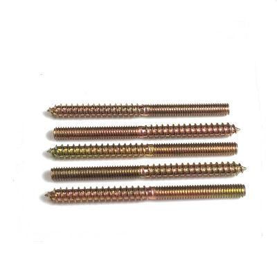 China Wholesale Furniture Fastener Wood Hardware Stainless Steel Hexagon Hanger Bolt Screw